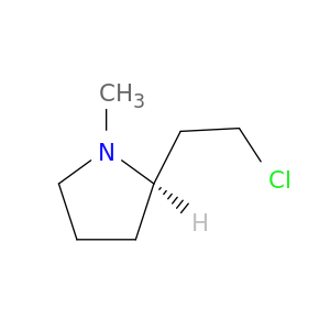 Pyrrolidine, 2-(2-chloroethyl)-1-methyl-, (R)-