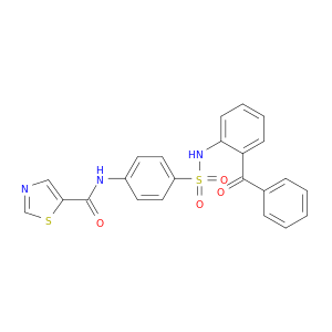 5-Thiazolecarboxamide, N-[4-[[(2-benzoylphenyl)amino]sulfonyl]phenyl]-