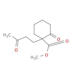 Cyclohexanecarboxylic acid, 2-oxo-1-(3-oxobutyl)-, methyl ester
