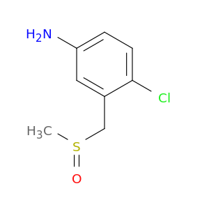 4-chloro-3-(methanesulfinylmethyl)aniline
