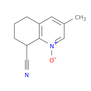 8-Quinolinecarbonitrile, 5,6,7,8-tetrahydro-3-methyl-, 1-oxide