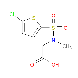 2-(N-Methyl5-chlorothiophene-2-sulfonamido)acetic Acid