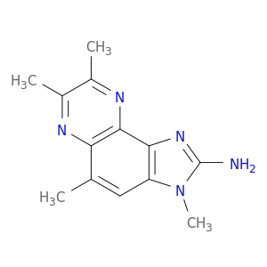 3H-Imidazo[4,5-f]quinoxalin-2-amine,3,5,7,8-tetramethyl-
