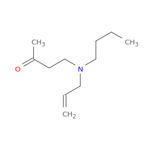 2-Butanone, 4-(butyl-2-propenylamino)-