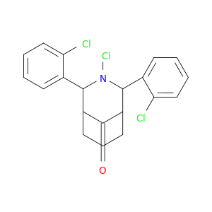 3-Azabicyclo[3.3.1]nonan-9-one, 3-chloro-2,4-bis(2-chlorophenyl)-