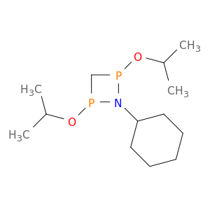 1,2,4-Azadiphosphetidine, 1-cyclohexyl-2,4-bis(1-methylethoxy)-