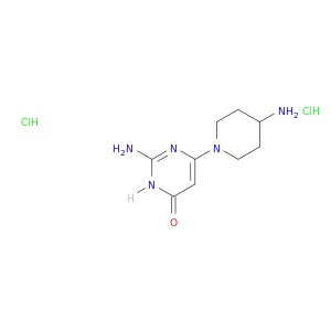2-Amino-6-(4-aminopiperidin-1-yl)pyrimidin-4(3H)-one