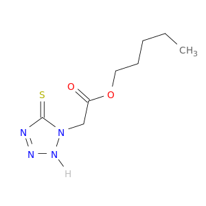 1H-Tetrazole-1-acetic acid, 2,5-dihydro-5-thioxo-, pentyl ester
