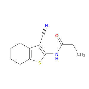 N-(3-氰基-4,5,6,7-四氢苯并[b]噻吩-2-基)丙酰胺