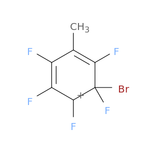 Cyclohexadienylium, 6-bromo-1,2,3,5,6-pentafluoro-4-methyl-