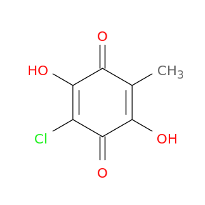 2,5-Cyclohexadiene-1,4-dione, 2-chloro-3,6-dihydroxy-5-methyl-
