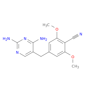 4-((2,4-DIAMINO-PYRIMIDIN-5-YL)METHYL)-2,6-DIMETHOXY-BENZONITRILE