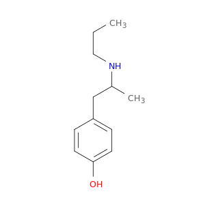 Phenol, 4-[2-(propylamino)propyl]-