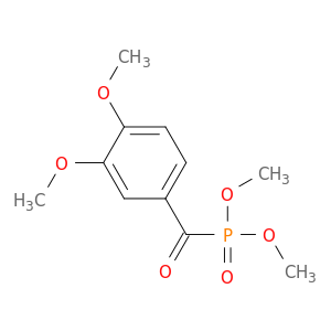 Phosphonic acid, (3,4-dimethoxybenzoyl)-, dimethyl ester