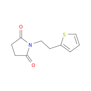 2,5-Pyrrolidinedione, 1-[2-(2-thienyl)ethyl]-