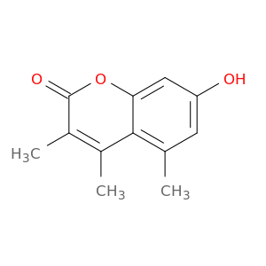 2H-1-Benzopyran-2-one, 7-hydroxy-3,4,5-trimethyl-