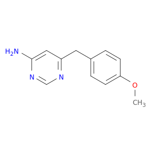 4-Pyrimidinamine, 6-[(4-methoxyphenyl)methyl]-