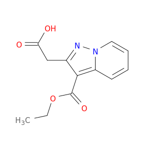 Pyrazolo[1,5-a]pyridine-2-acetic acid, 3-(ethoxycarbonyl)-