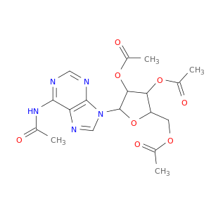 [5-(6-acetamidopurin-9-yl)-3,4-diacetyloxy-oxolan-2-yl]methyl acetate