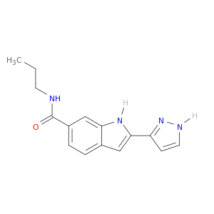 1H-Indole-6-carboxamide, N-propyl-2-(1H-pyrazol-3-yl)-