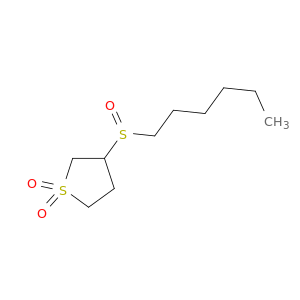 Thiophene, 3-(hexylsulfinyl)tetrahydro-, 1,1-dioxide