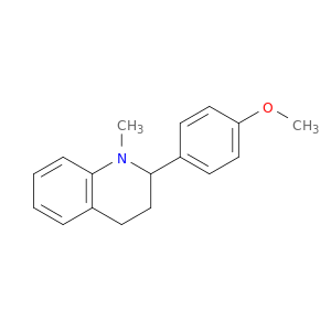 Quinoline, 1,2,3,4-tetrahydro-2-(4-methoxyphenyl)-1-methyl-