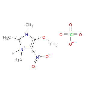 1H-Imidazolium, 4-methoxy-1,2,3-trimethyl-5-nitro-, perchlorate