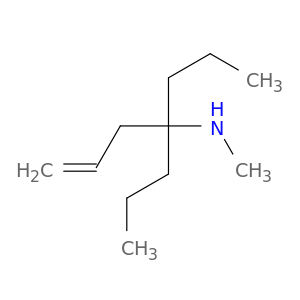 1-Hepten-4-amine, N-methyl-4-propyl-