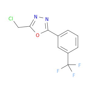 2-(氯甲基)-5-[3-(三氟甲基)苯基]-1,3,4-恶二唑