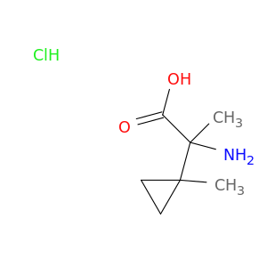 2-amino-2-(1-methylcyclopropyl)propanoic acid hydrochloride
