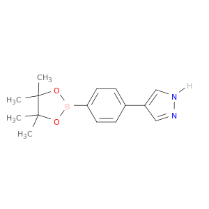4-(4-(4,4,5,5-四甲基-1,3,2-二氧硼杂环戊烷-2-基)苯基)-1H-吡唑