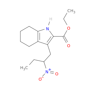 ETHYL 3-(2-NITROBUTYL)-4,5,6,7-TETRAHYDRO-1H-INDOLE-2-CARBOXYLATE