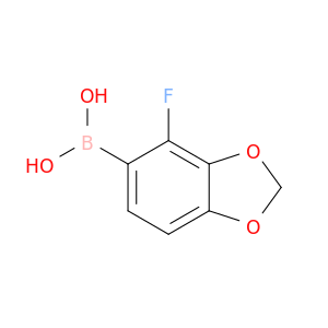 (4-氟苯并[d][1,3]二氧戊环-5-基)硼酸