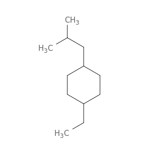 Cyclohexane, 1-ethyl-4-(2-methylpropyl)-