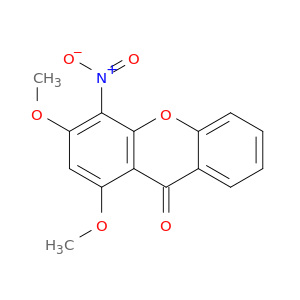 9H-Xanthen-9-one, 1,3-dimethoxy-4-nitro-