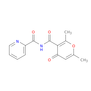 N-(2,6-DIMETHYL-4-OXO-PYRAN-3-CARBONYL)PYRIDINE-2-CARBOXAMIDE