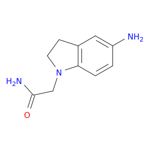 1H-Indole-1-acetamide, 5-amino-2,3-dihydro-