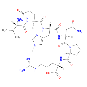 L-Arginine, L-valyl-L-glutaminyl-L-histidyl-L-asparaginyl-L-prolyl-