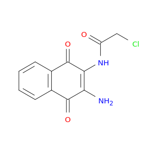Acetamide,N-(3-amino-1,4-dihydro-1,4-dioxo-2-naphthalenyl)-2-chloro-