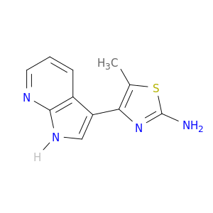 5-Methyl-4-{1H-pyrrolo[2,3-b]pyridin-3-yl}-1,3-thiazol-2-amine