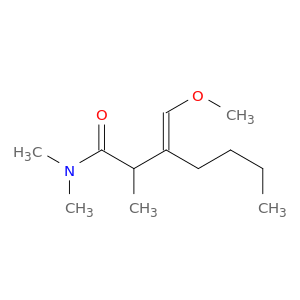 Heptanamide, 3-(methoxymethylene)-N,N,2-trimethyl-, (3Z)-