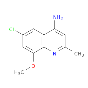 4-Amino-6-chloro-8-methoxy-2-methylquinoline