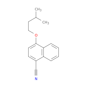 1-Naphthalenecarbonitrile, 4-(3-methylbutoxy)-