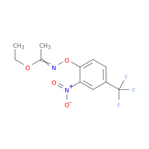 Ethanimidic acid, N-[2-nitro-4-(trifluoromethyl)phenoxy]-, ethyl ester