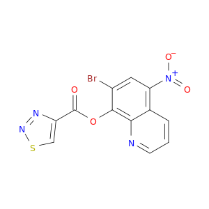 1,2,3-Thiadiazole-4-carboxylic acid, 7-bromo-5-nitro-8-quinolinyl ester