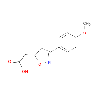 5-Isoxazoleacetic acid, 4,5-dihydro-3-(4-methoxyphenyl)-