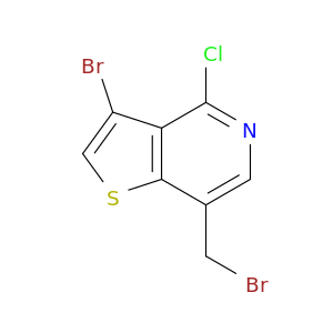 Thieno[3,2-c]pyridine, 3-bromo-7-(bromomethyl)-4-chloro-