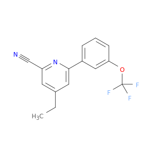 2-Pyridinecarbonitrile, 4-ethyl-6-[3-(trifluoromethoxy)phenyl]-