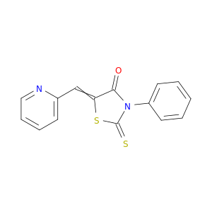 3-phenyl-5-(pyridin-2-ylmethylidene)-2-thioxo-1,3-thiazolidin-4-one
