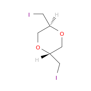 1,4-Dioxane,2,5-bis(iodomethyl)-, (2R,5S)-rel-